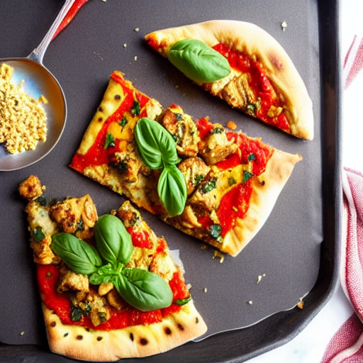 Keto Moroccan Chicken Pizza