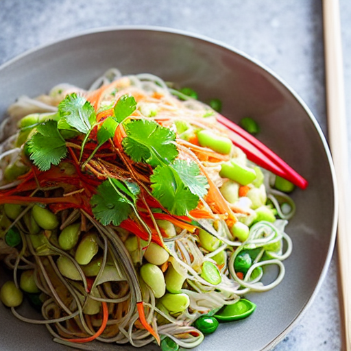 Bean Sprout Noodle Salad