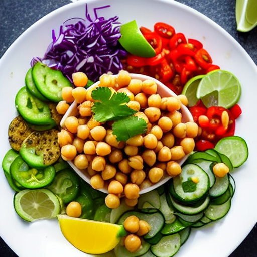 Ensalada de Garbanzos y Mariscos