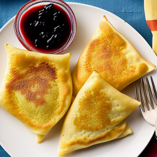Savory Cheese Blintzes