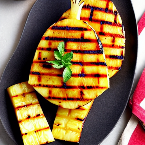 Grilled Pineapple with Chili