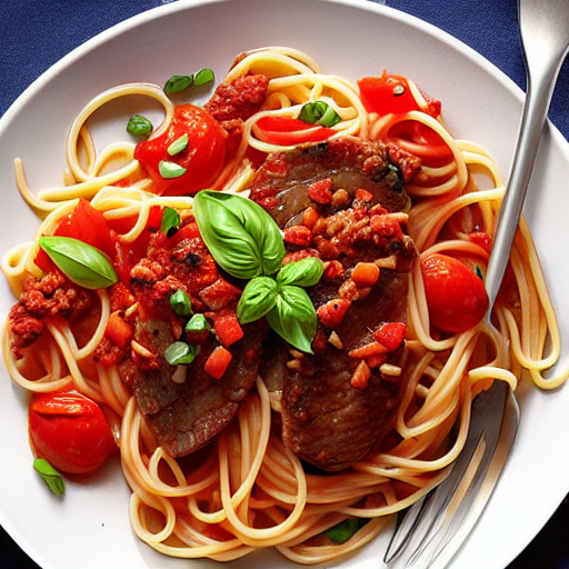Pasta with Venison