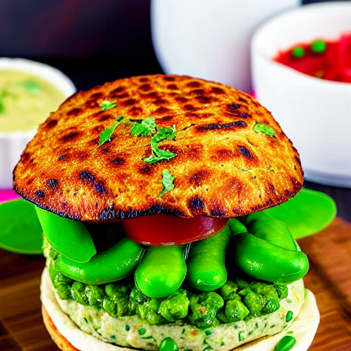 Minted Pea Burger