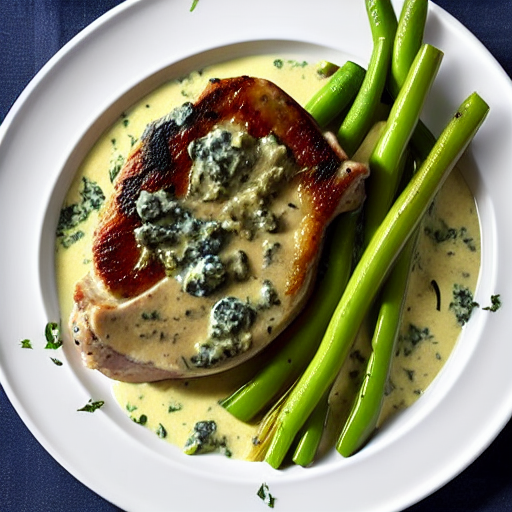 Pork Chops Gorgonzola