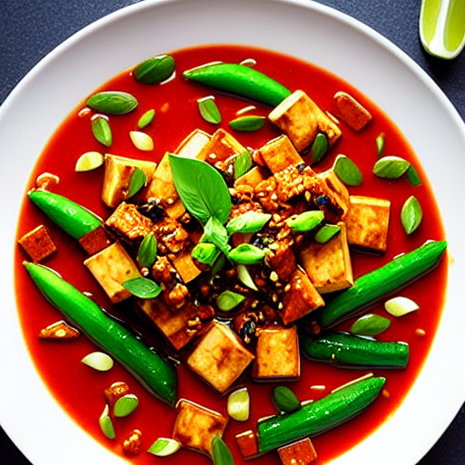 Vegetable Mapo Tofu
