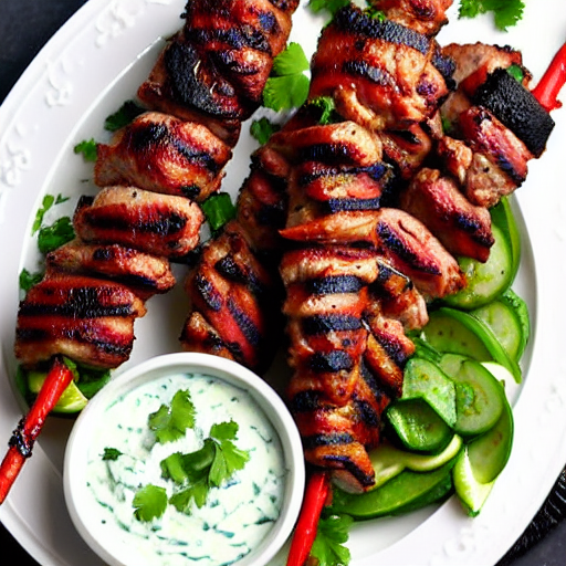 Kebap with Tzatziki