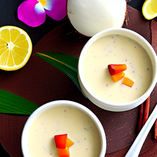 Coconut Milk Pudding