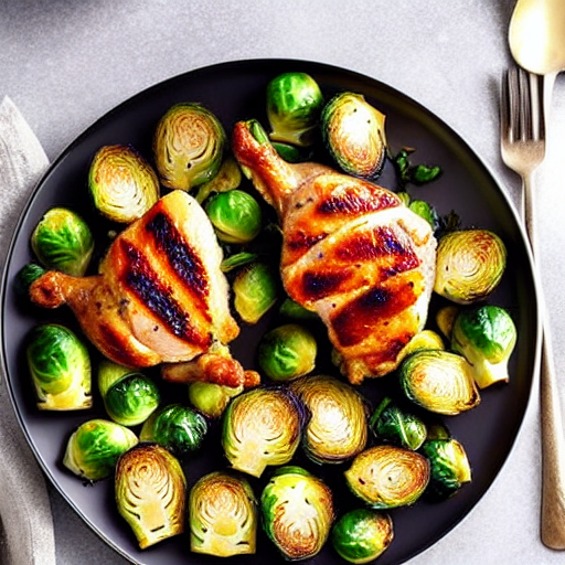 Keto Chicken and Brussels Sprouts