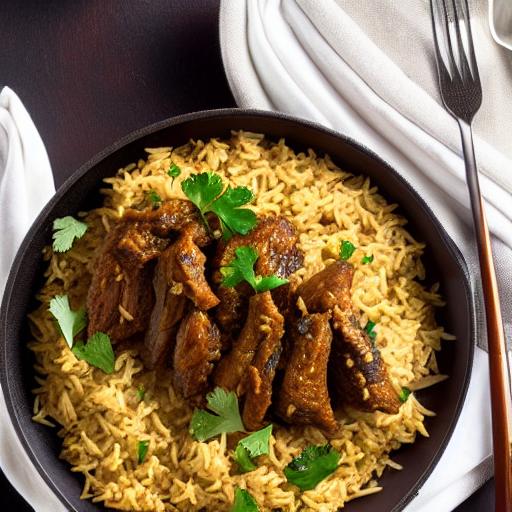 Kuzu Tandır with Rice