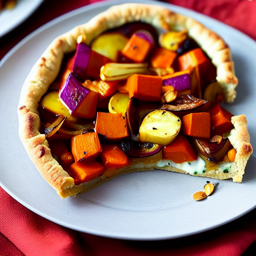 Roasted Root Veggie Pie