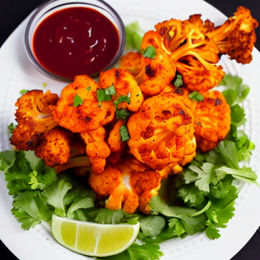 Buffalo Cauliflower Wrap