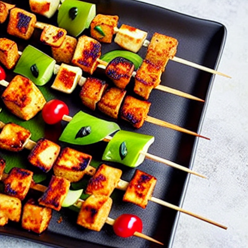 Crispy Tofu Skewers