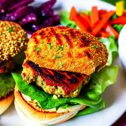 Sumac Chicken Burger