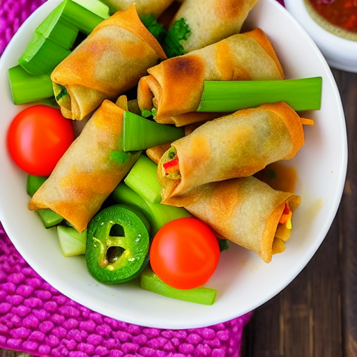 Vegetable Egg Roll in a Bowl