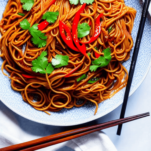 Szechuan Style Spicy Noodles