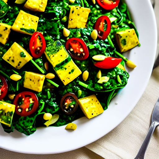 Palak Paneer Salad