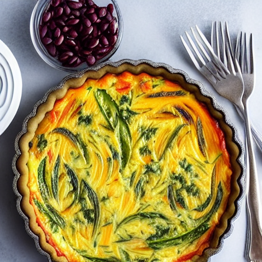 Baked Vegetable Quiche