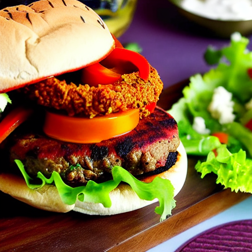Mutton Seekh Burger