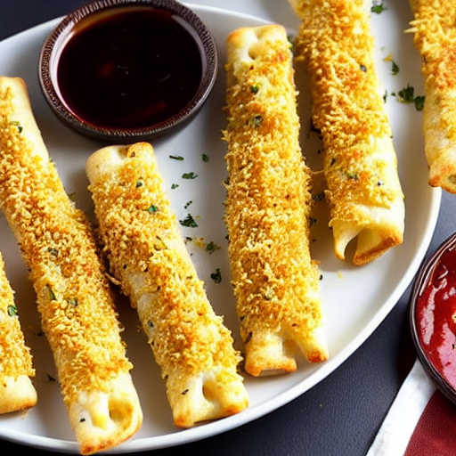 Cheesy Cauliflower Breadsticks