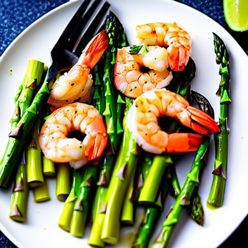 Keto Shrimp and Asparagus