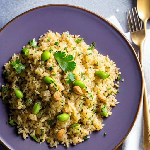 Keto Rice with Nuts