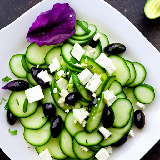 Cucumber and Olive Salad