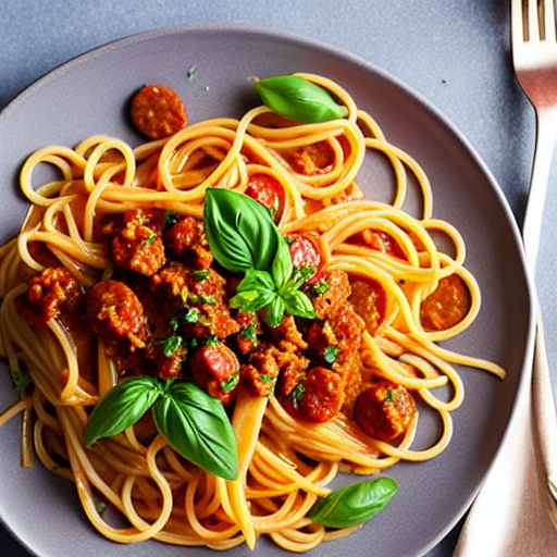 Pasta with Spicy Sausage