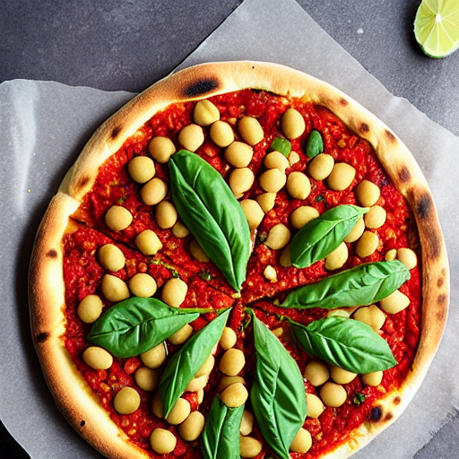 Foul Medames Pizza