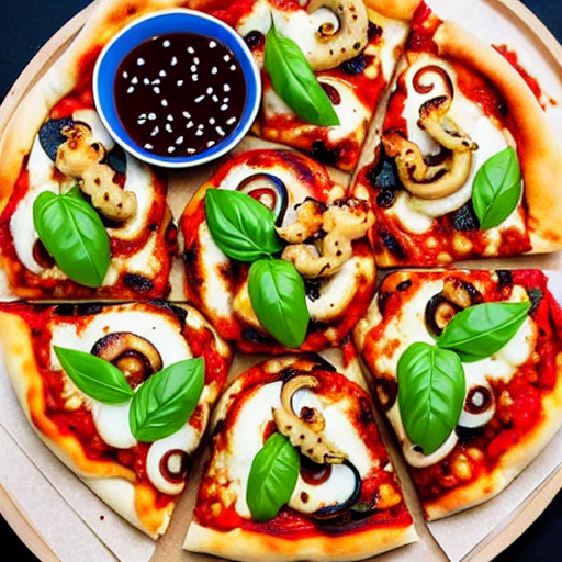Tako Yaki Pizza