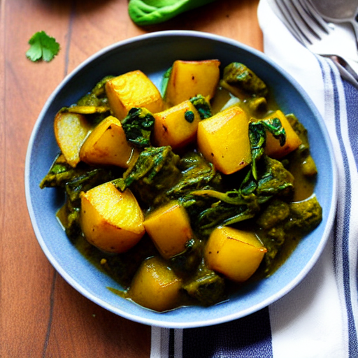 Vegan Saag Aloo