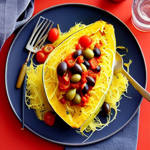 Spaghetti Squash Puttanesca