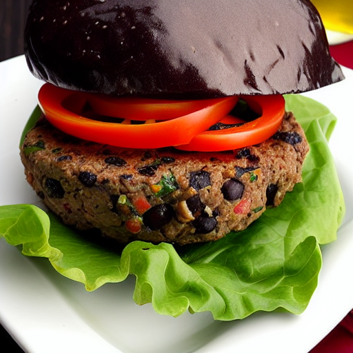 Black Bean Beef Burger