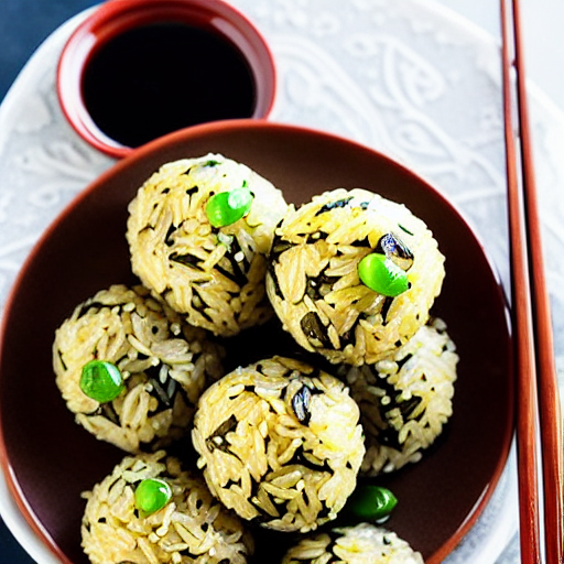 Baked Seaweed Rice Balls