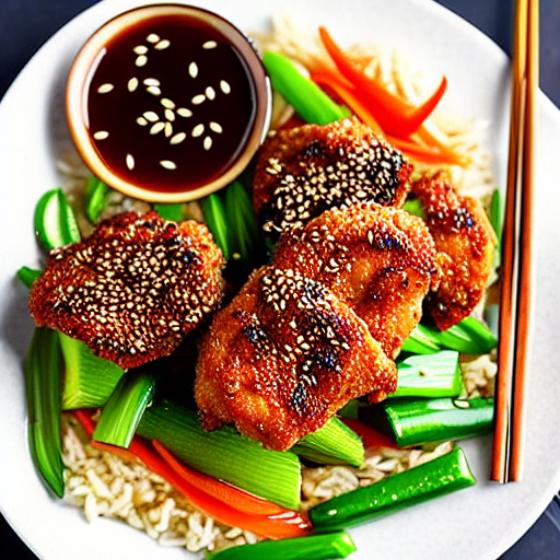 Keto Sesame Chicken