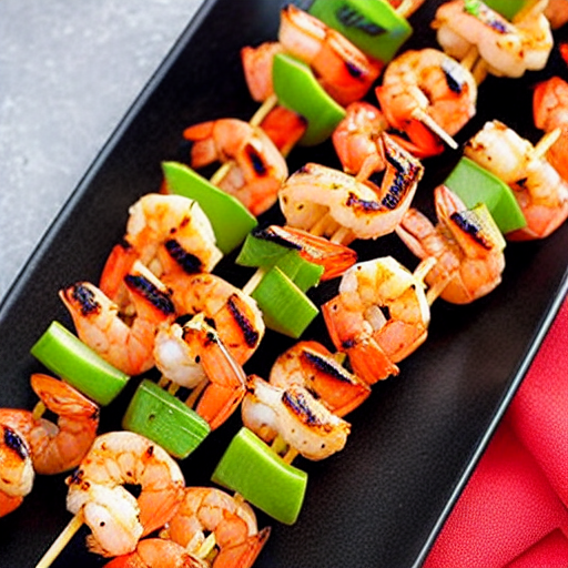 Spicy Shrimp Skewers