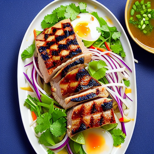 Cá Ngừ Đại Dương Nướng