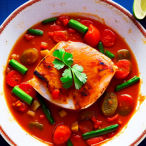 Tajine de Poisson aux Tomates