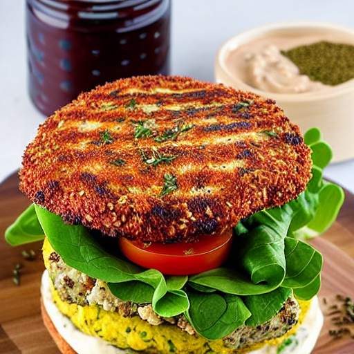 Zaatar Cauliflower Burger