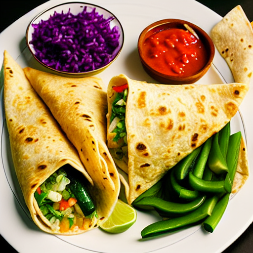 Halal Chicken Burrito
