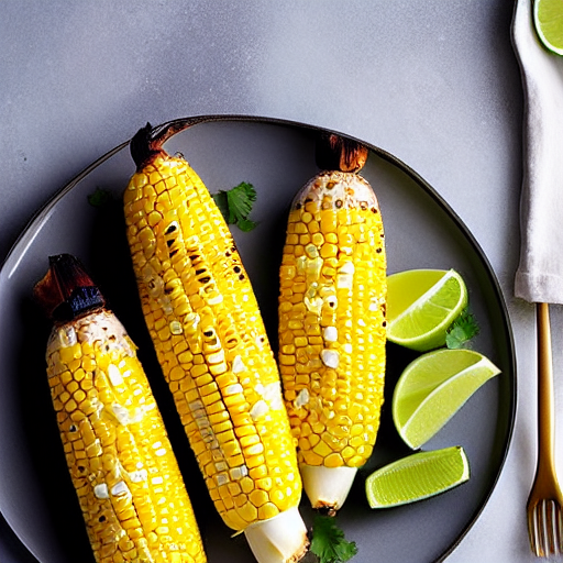 Grilled Corn with Coconut