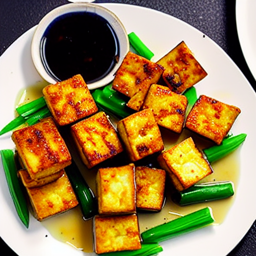 Fried Tofu with Garlic