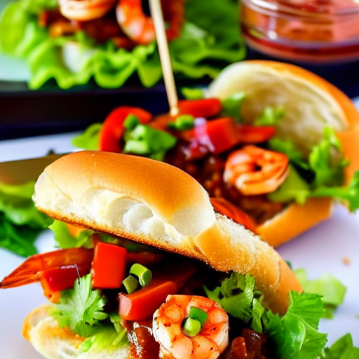 BBQ Shrimp Po' Boy