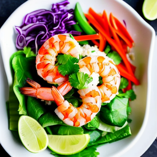 Keto Thai Shrimp Salad