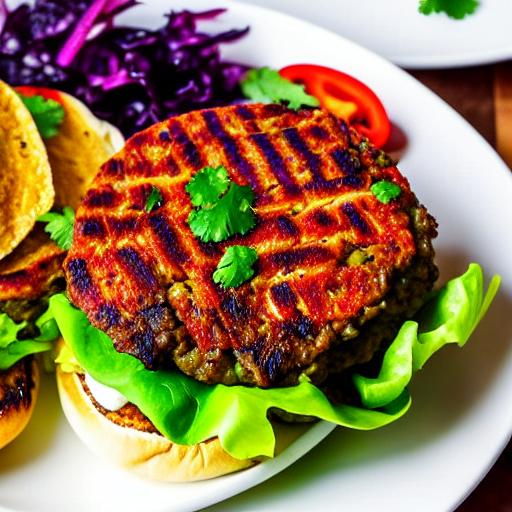 Keto Ras El Hanout Burger