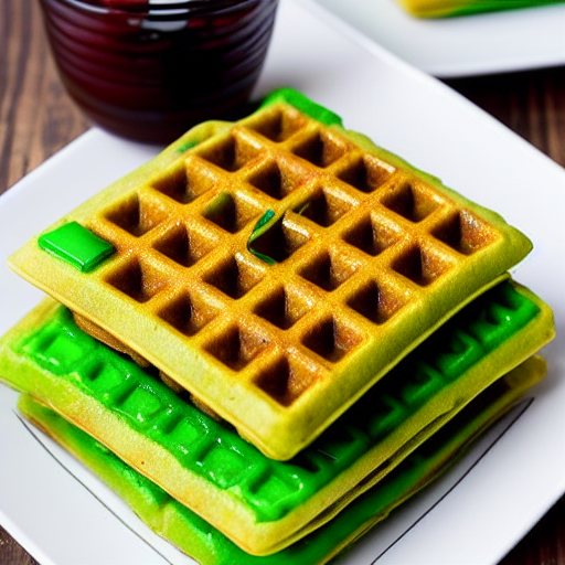 Pandan Waffle