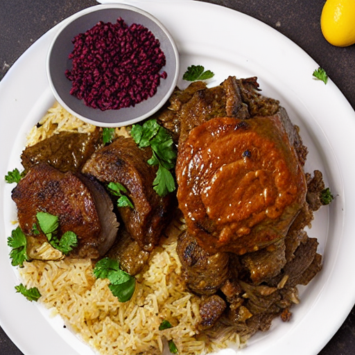 Baked Lamb and Rice