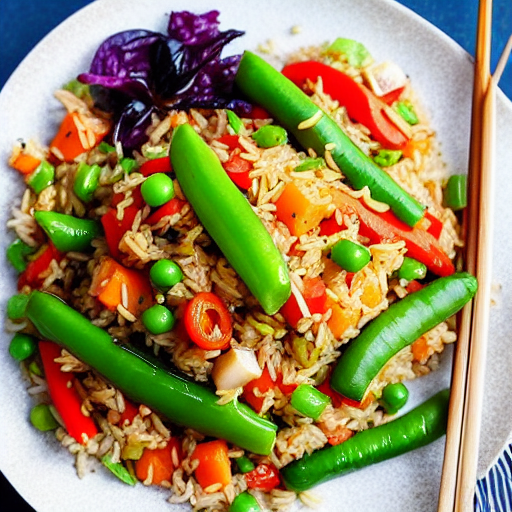 Pork and Vegetable Fried Rice