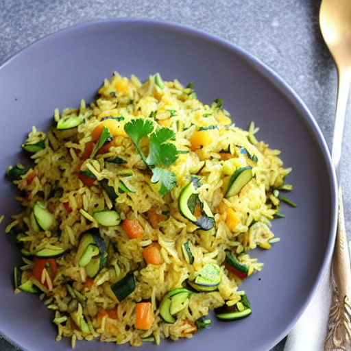 Zucchini Rice Pilaf