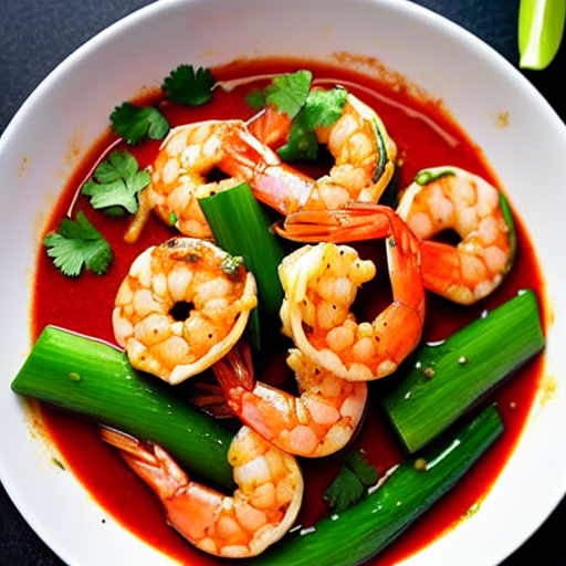 Spicy Garlic Shrimp