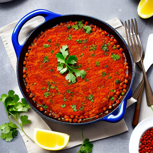 Moroccan Lentil Bake